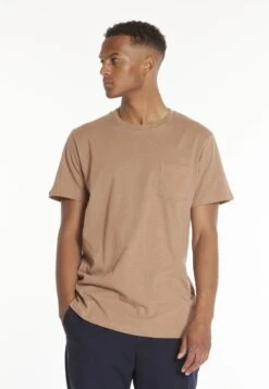 W Pocket - T-Shirt Basic - Light Brown