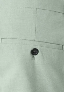 Lindbergh Plain Mens Suit - Kostuum - Dusty Green -Herenmode 021f58d8d1864a558a351535fa64133c