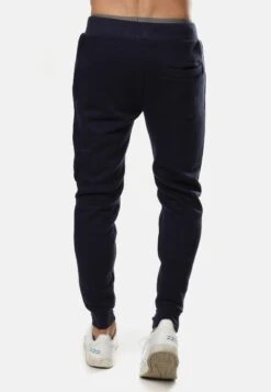 Sport- Trainingsbroek - Bleu Marine -Herenmode 030b18767386420a918113de8a0cd170