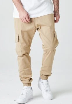 Basic - Cargobroek - Beige