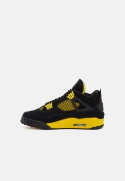 Air Jordan 4 Retro - Sneakers Hoog - Black/White/Tour Yellow -Herenmode 090ba4855c78418b9eb604dbc291b134