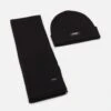 Only & Sons Onsevan Box Beanie Scarf Set - Sjaal - Black