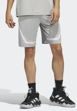 ADIDAS PERFORMANCE Pro Block- Korte Broeken - Metal Grey White
