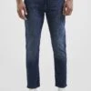 French Connection Stretch- Slim Fit Jeans - Indigo Short