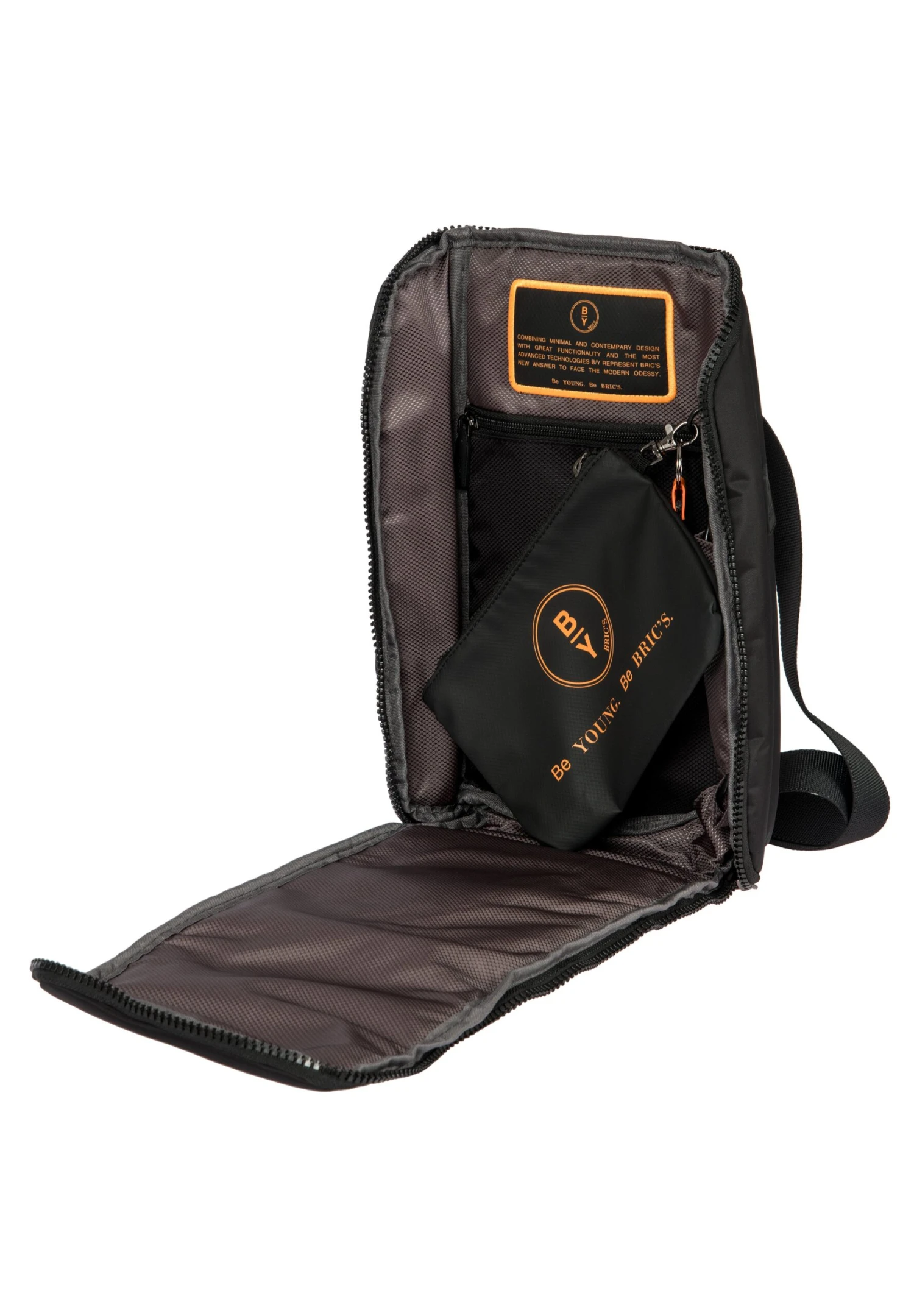 Bric's Eolo Umhängetasche 37 Cm - Schoudertas - Nero 6 Bric's Eolo Umhängetasche 37 Cm - Schoudertas - Nero - Afbeelding 6