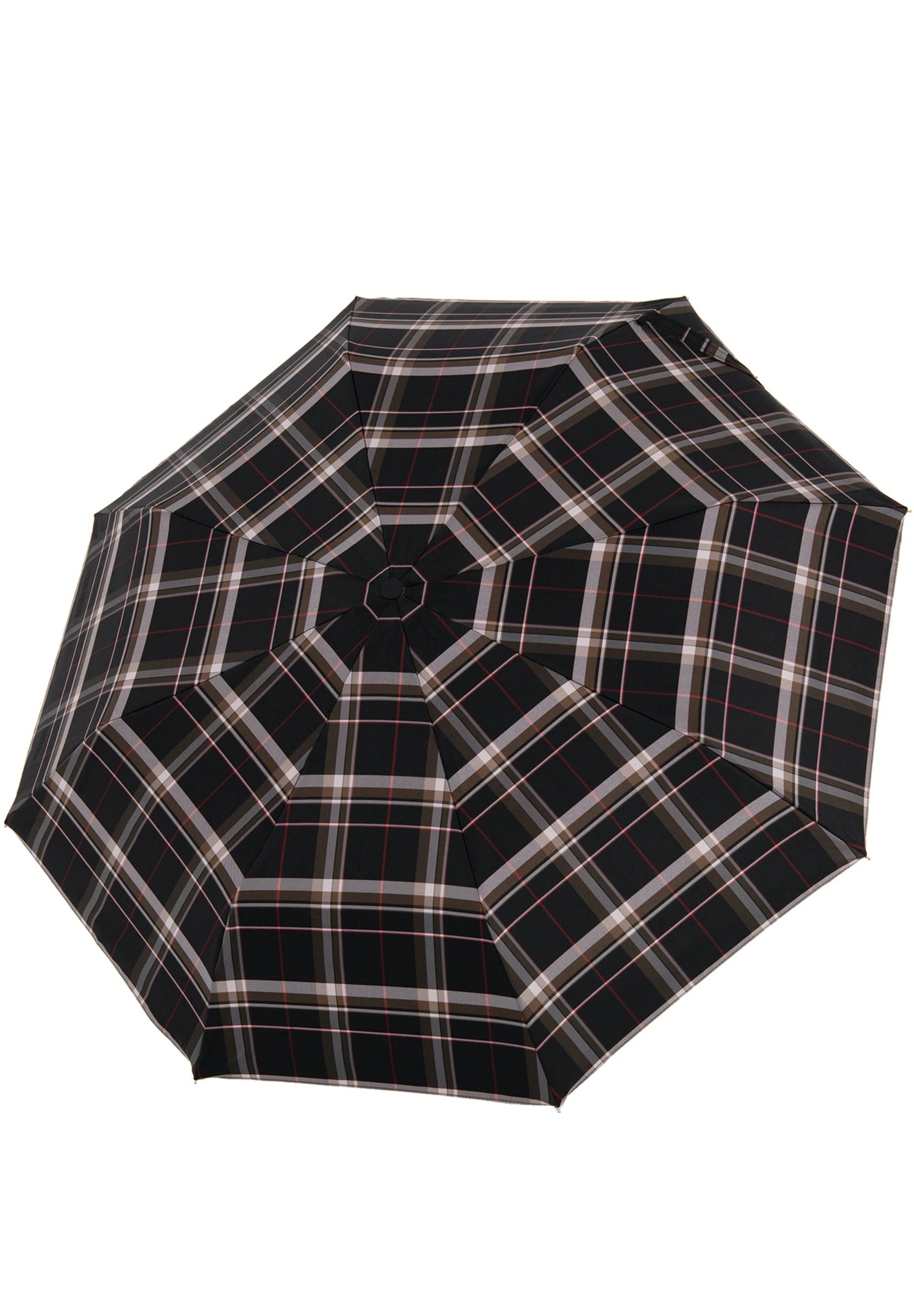Paraplu - Check Brown 1 Paraplu - Check Brown