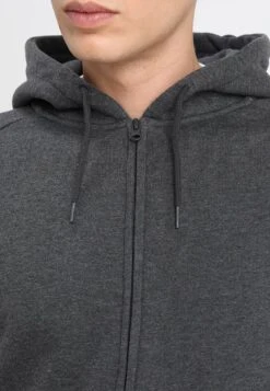 URBAN CLASSICS Zip Hoody - Sweater Met Rits - Charcoal -Herenmode 1d99d174530d4404831c2e74aa869e76