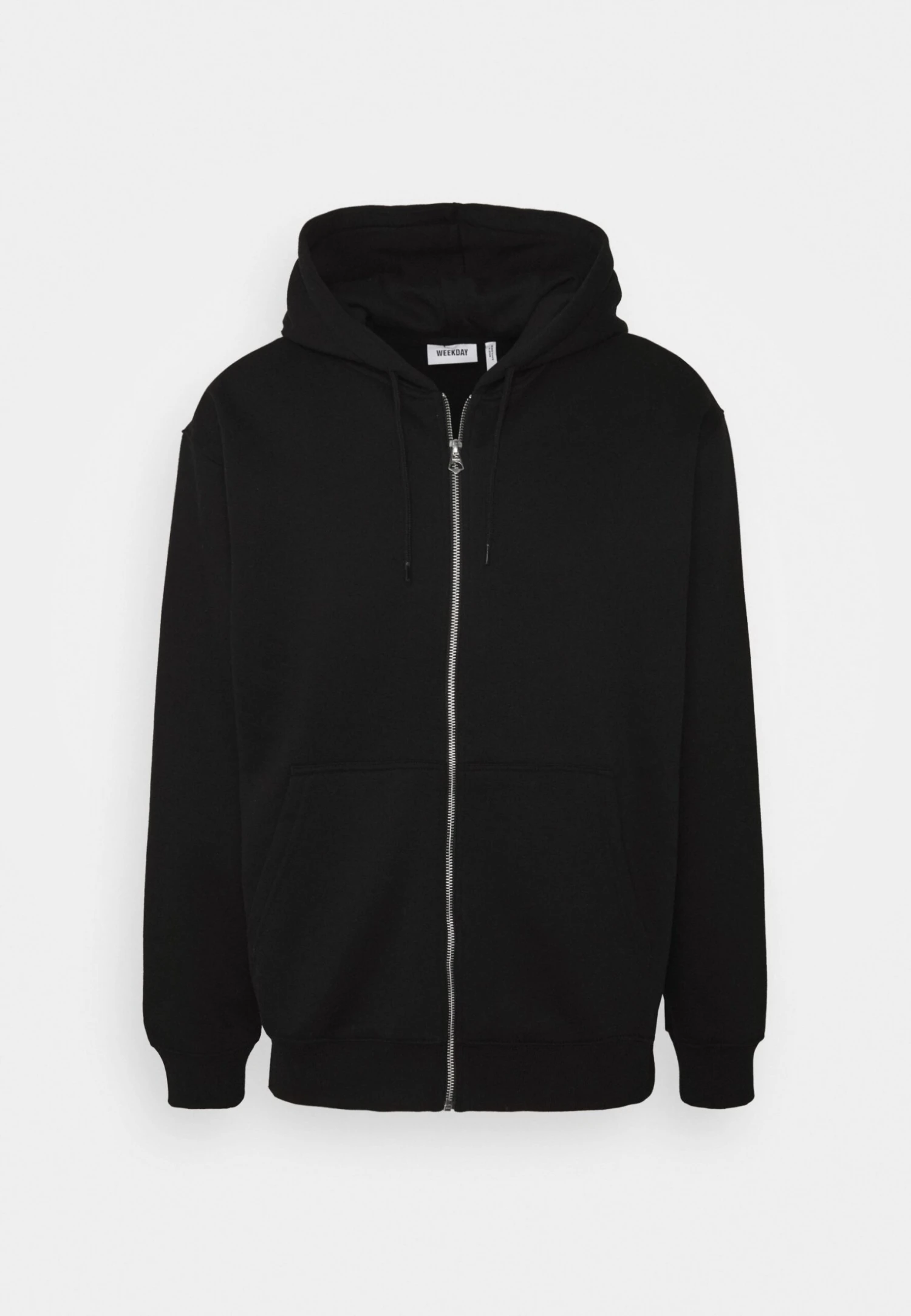 WEEKDAY Standard Zip Hoodie - Sweater Met Rits - Black 6 WEEKDAY Standard Zip Hoodie - Sweater Met Rits - Black - Afbeelding 6