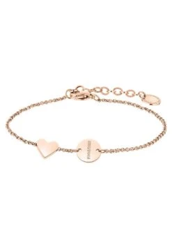 LIEBESKIND BERLIN Armkettchen Mit Anhängern Edelstahl 20Cm - Armband - Rosé