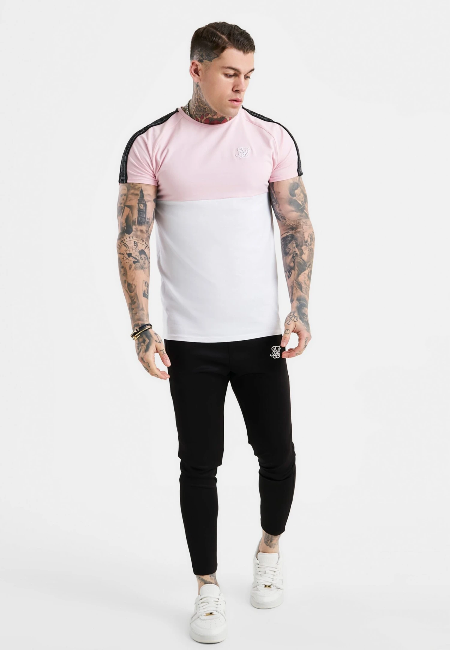 SikSilk Taped- Trainingsbroek - Black 2 SikSilk Taped- Trainingsbroek - Black - Afbeelding 2