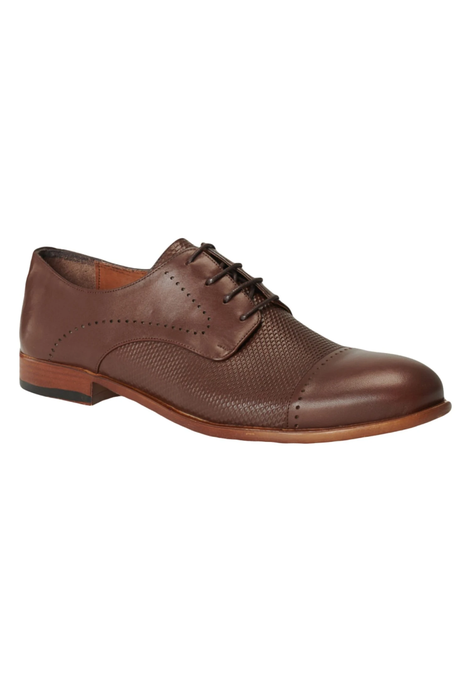 Standard Fit - Veterschoenen - Brown 2 Standard Fit - Veterschoenen - Brown - Afbeelding 2
