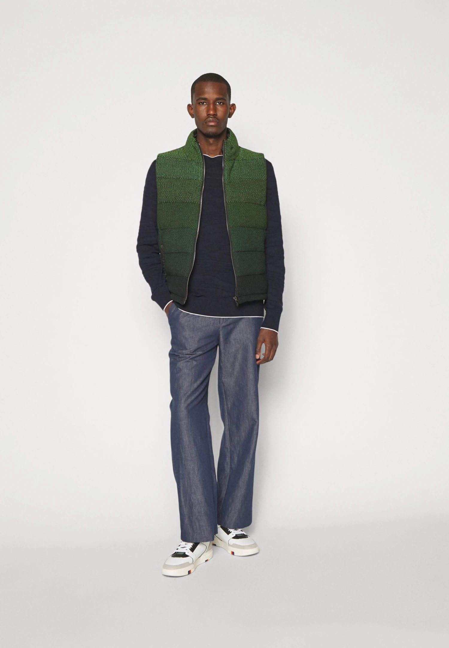 Vest - Bodywarmer - Degrade Green/Black 5 Vest - Bodywarmer - Degrade Green/Black - Afbeelding 5