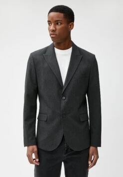 Koton Button Detailed - Blazer - Grey