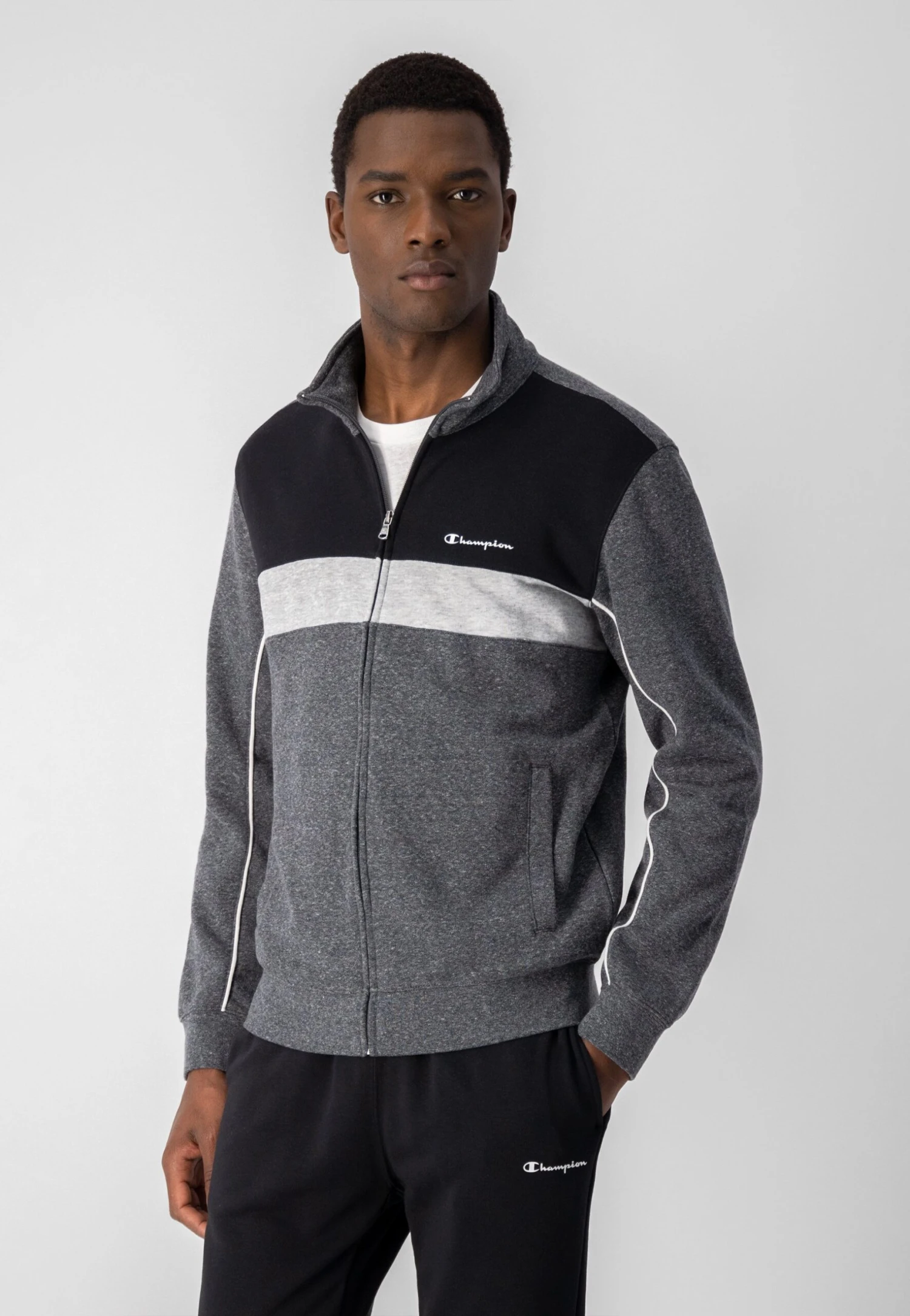 Champion Full Zip- Trainingspak - Grey 2 Champion Full Zip- Trainingspak - Grey - Afbeelding 2