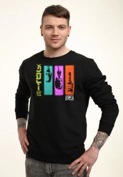 Henry Tiger Cowboy Bebop Colorful Sequence - Sweater - Black -Herenmode 2910ee7d9ae845e5b23c62e0ef2a14b7