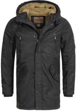 Indicode Jeans Bardsley - Winterjas - Black -Herenmode 2b298d670ed145fea94dbe9a3d31b11a
