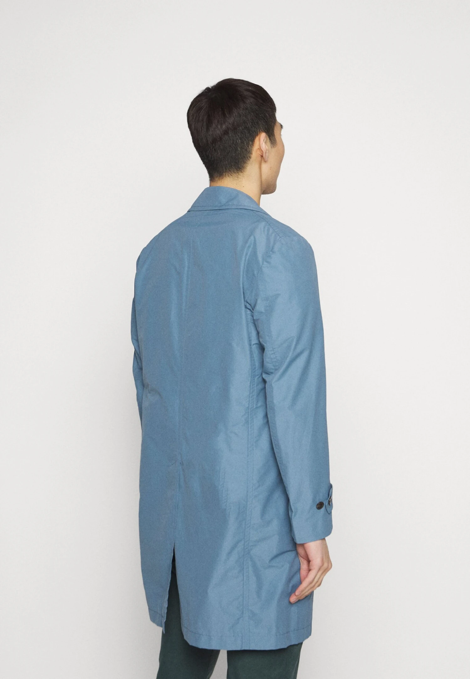 Boglioli Trenchcoat - Avio Blue 4 Boglioli Trenchcoat - Avio Blue - Afbeelding 4