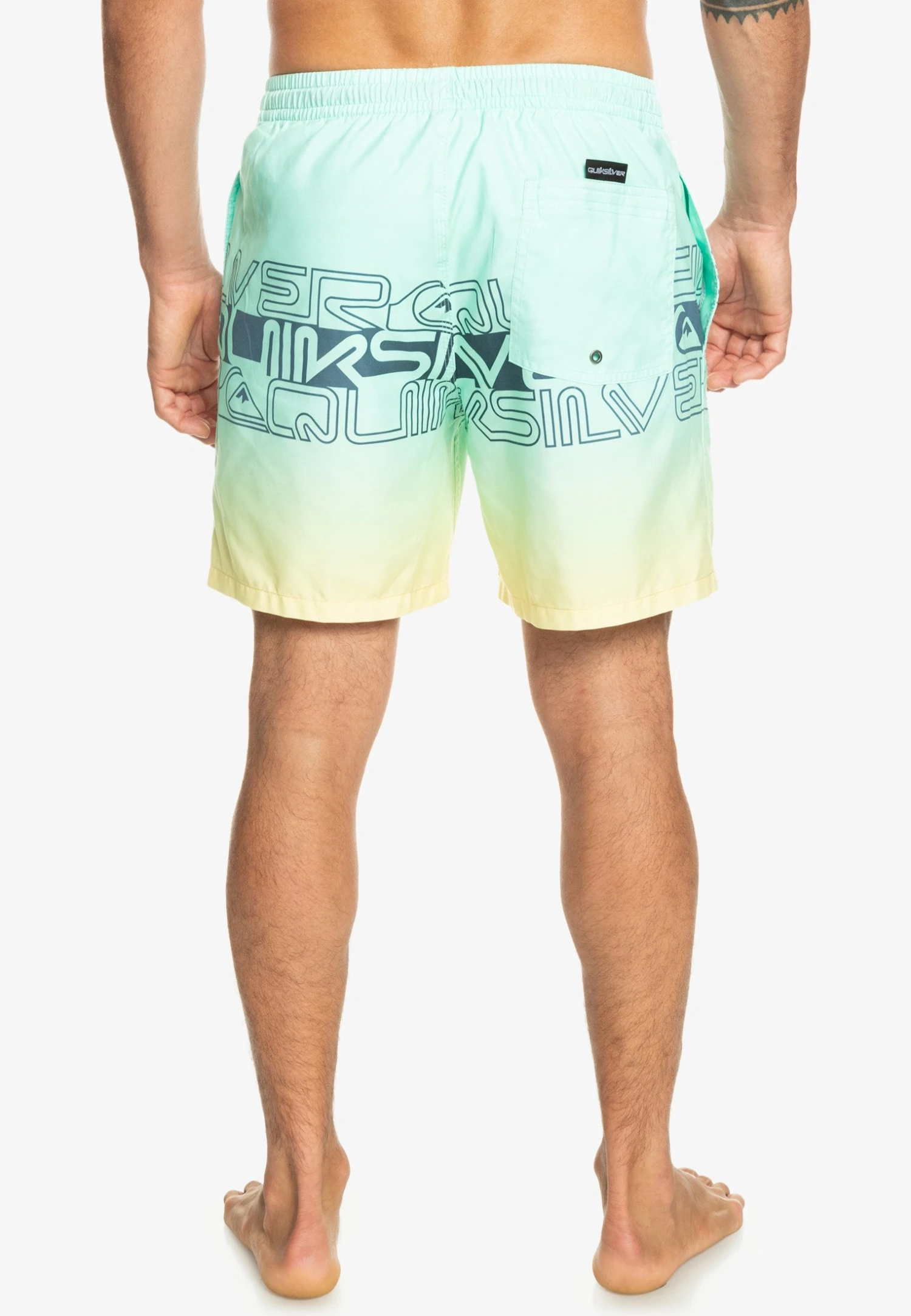 Quiksilver Everyday Wordblock Volley 17 - Zwemshorts - Beach Glass 3 Quiksilver Everyday Wordblock Volley 17 - Zwemshorts - Beach Glass - Afbeelding 3