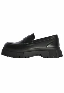 BERSHKA With Track Soles- Instappers - Black