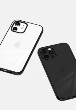 Crystal Clear Case For Iphone 13 Pro - Telefoonhoesje - Black -Herenmode 2f6d4badafc84ba6b7f1c7abb0d3e758