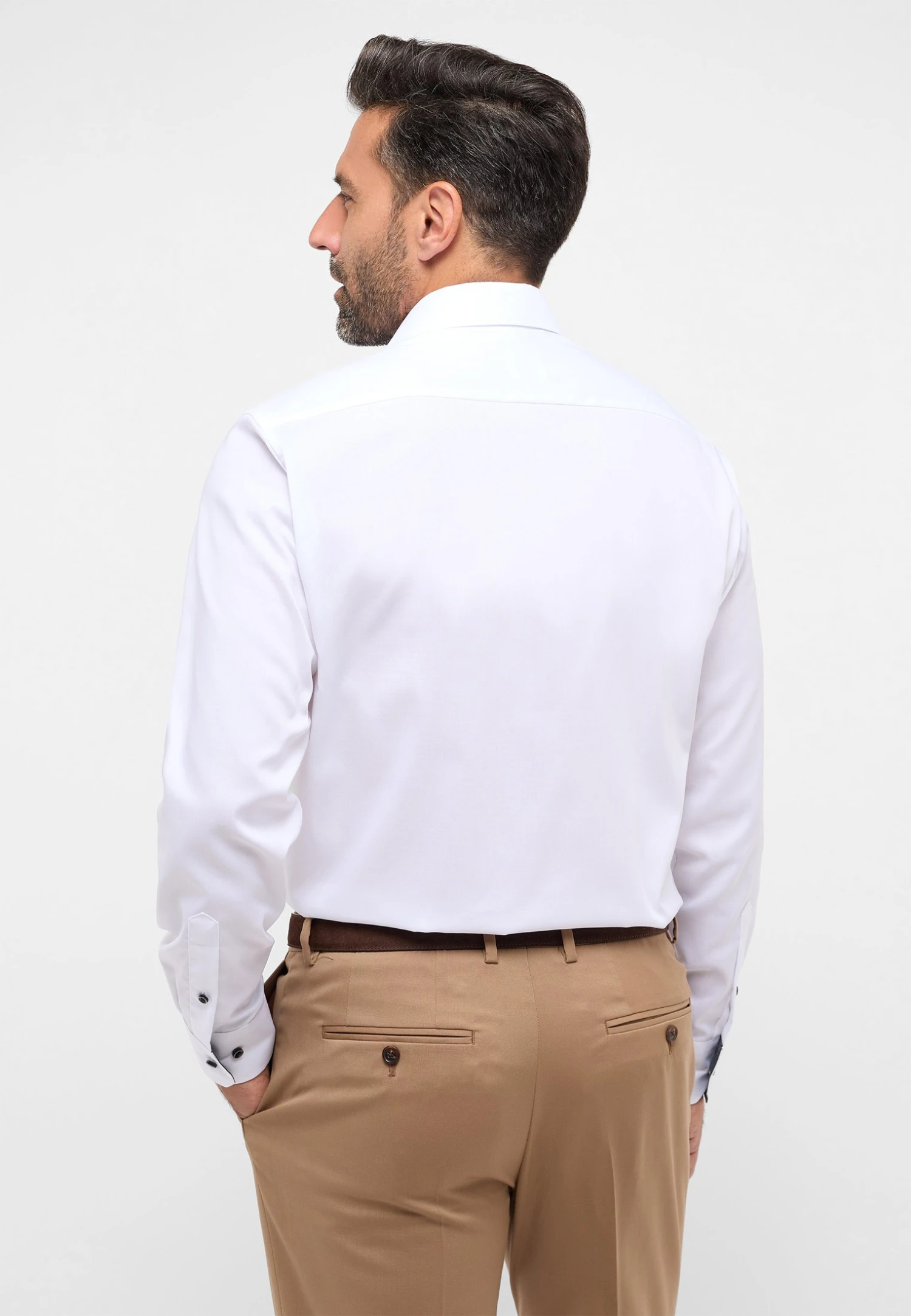Eterna Pinpoint Modern Fit - Overhemd - Weiß 2 Eterna Pinpoint Modern Fit - Overhemd - Weiß - Afbeelding 2