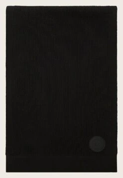Tom Tailor Basic Mit Logo Badge - Sjaal - Black -Herenmode 3004f7c9ba0444e3bb52a6a6cb72ca02