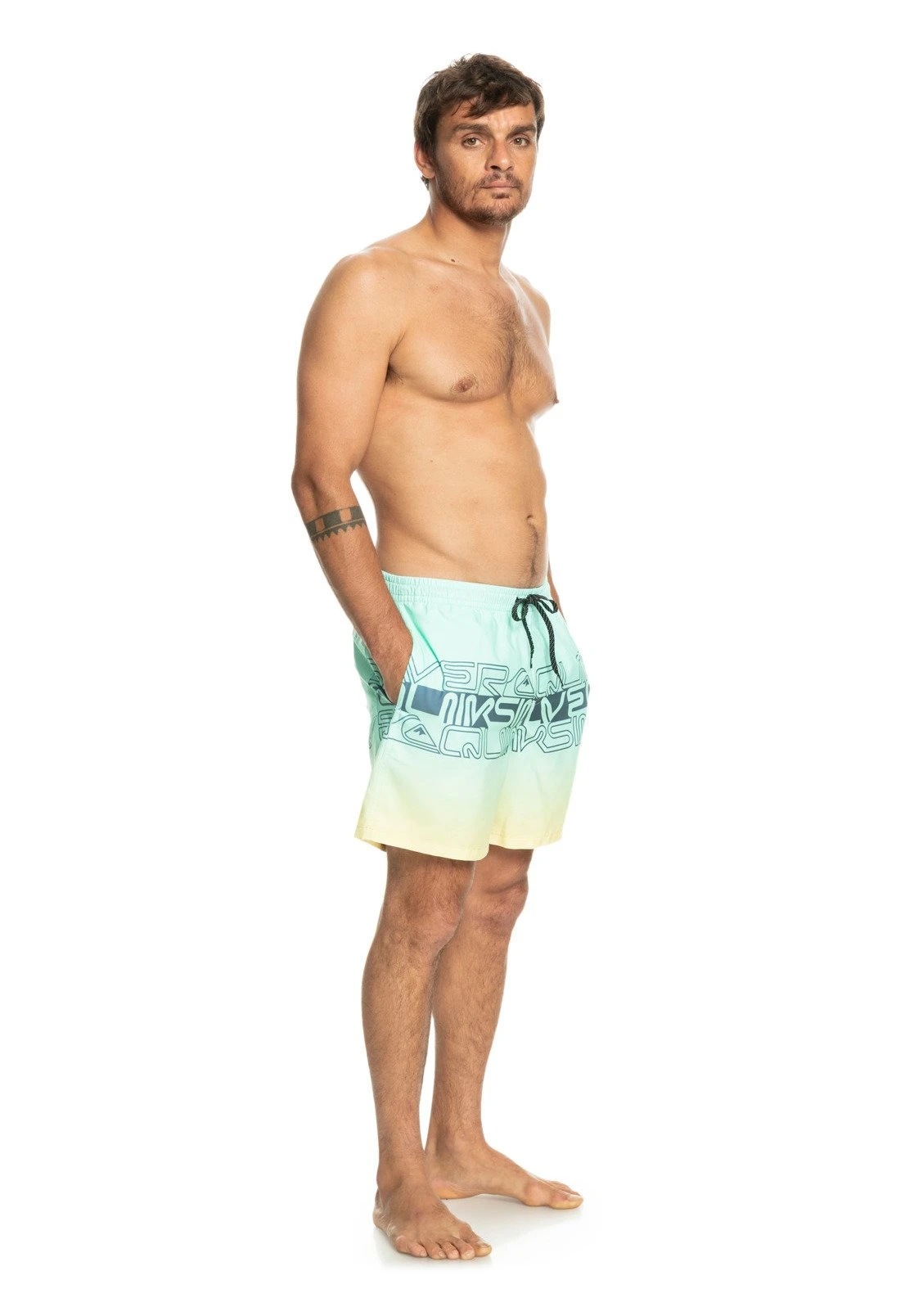 Quiksilver Everyday Wordblock Volley 17 - Zwemshorts - Beach Glass 2 Quiksilver Everyday Wordblock Volley 17 - Zwemshorts - Beach Glass - Afbeelding 2