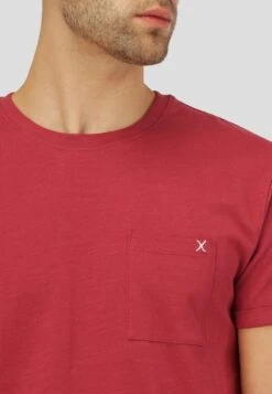 Kolding Ss - T-Shirt Basic - Brick Red -Herenmode 32933f752ff0452c8ffae5f8417ce5ba