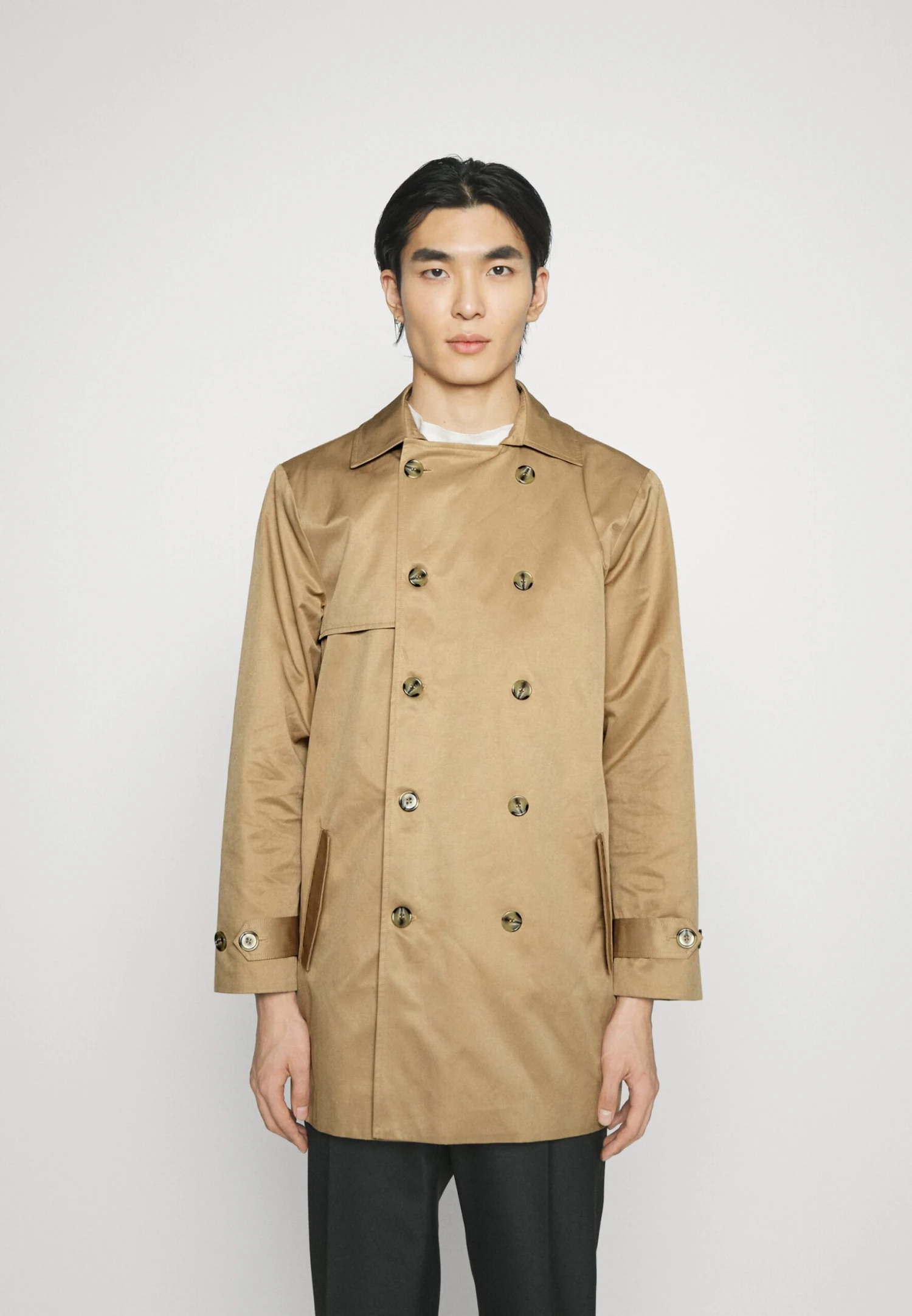 Bruuns Bazaar Autre Matti Trenchcoat - Trenchcoat - Dune 1 Bruuns Bazaar Autre Matti Trenchcoat - Trenchcoat - Dune