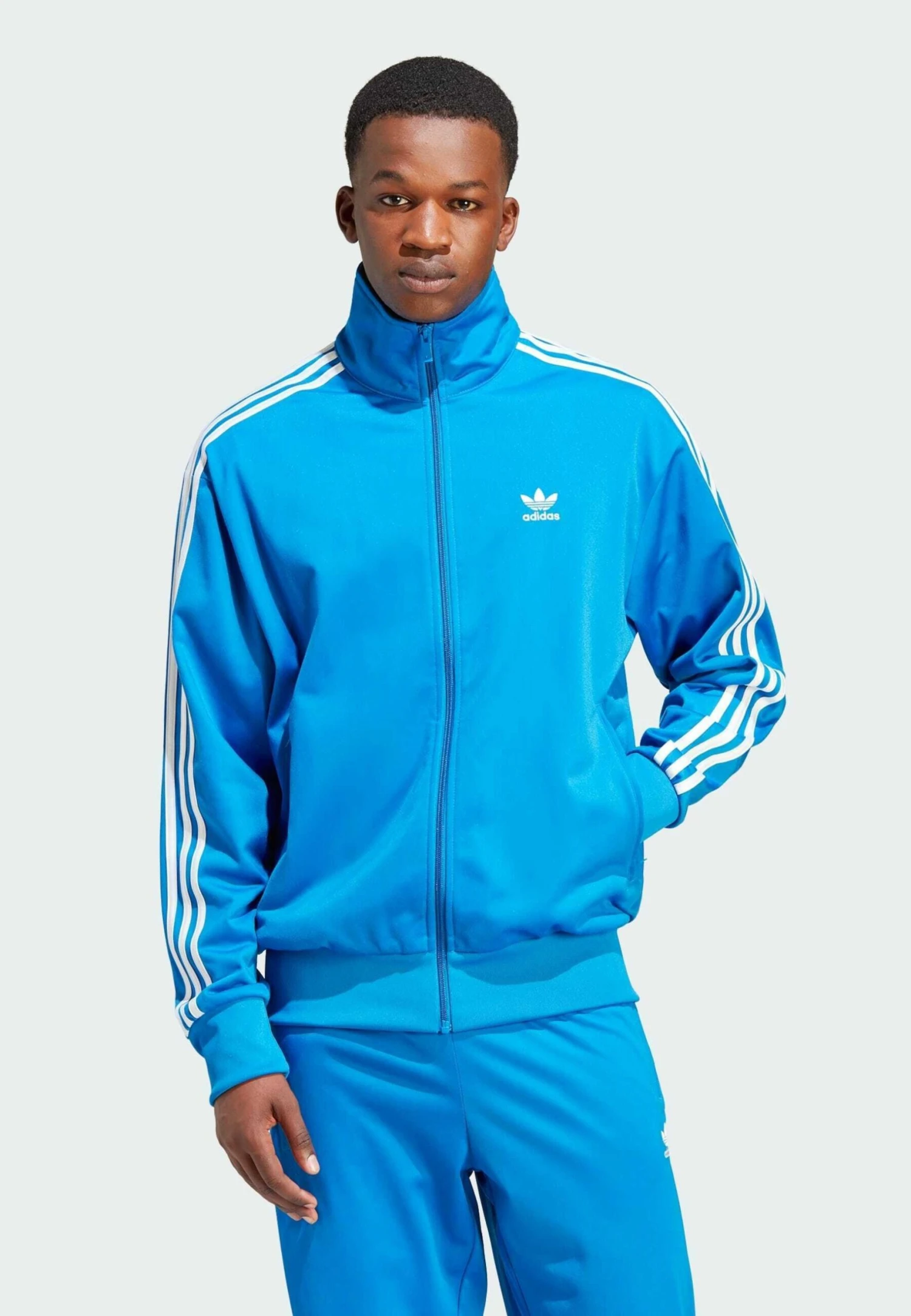 Adidas Originals Fbird Tt - Trainingsvest - Blue Bird White 1 Adidas Originals Fbird Tt - Trainingsvest - Blue Bird White