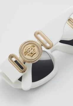 Versace Biggie Unisex - Zonnebril - White/Black -Herenmode 399d0b24fefb470288ef70ea07c0be5e