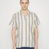 Les Deux Lawson Stripe Shirt - Overhemd - Ivory/India Ink