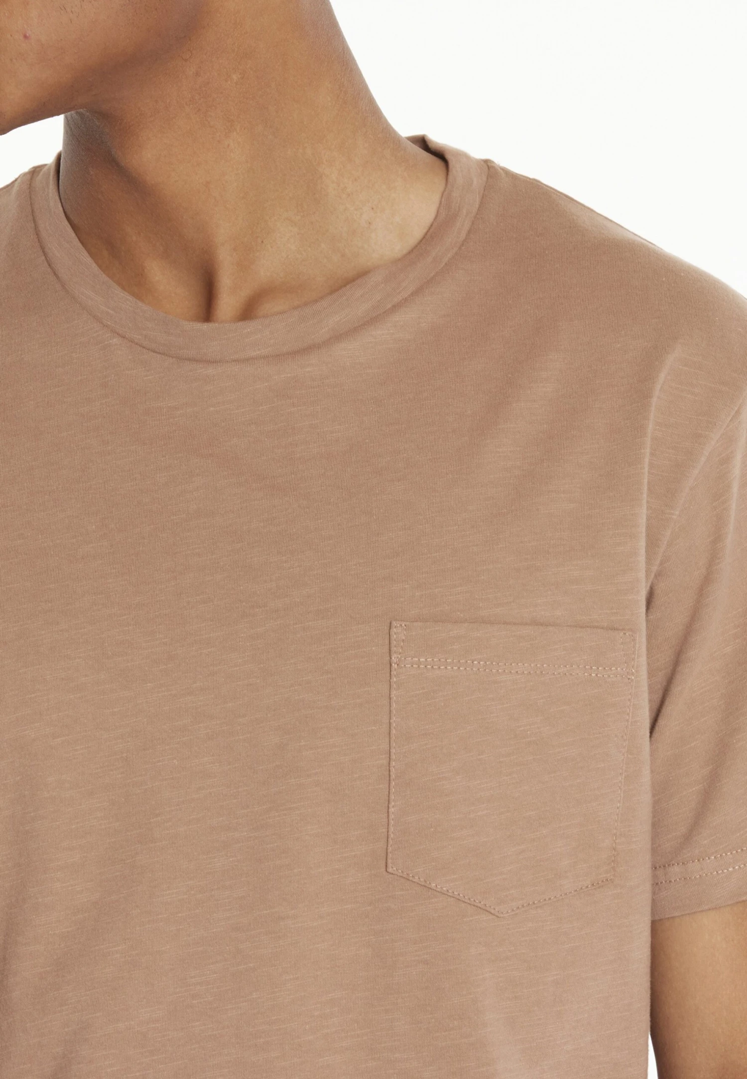 W Pocket - T-Shirt Basic - Light Brown 6 W Pocket - T-Shirt Basic - Light Brown - Afbeelding 6
