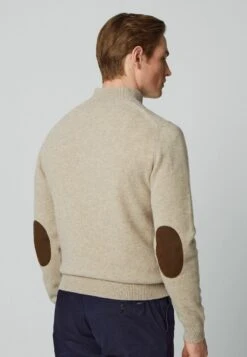 Hackett London Zip - Trui - Tan Brown 10 Hackett London Zip - Trui - Tan Brown -Herenmode 4695627af36642de80cedf7cff741516
