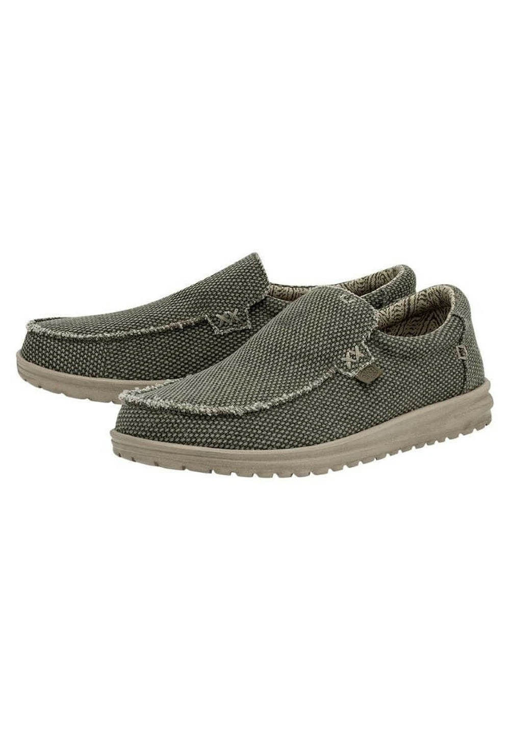 Hey Dude Mikka Braided 40124 3Ve Army - Instappers - Verde 2 Hey Dude Mikka Braided 40124 3Ve Army - Instappers - Verde - Afbeelding 2