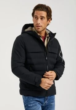 POLO CLUB Hooded Osvald - Winterjas - Black -Herenmode 49b1e52c972840659e03408a9d511679