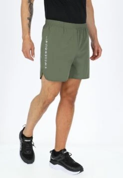 Training Shorts - Korte Broeken - Olive -Herenmode 4c2256d32bdb4a9c89f3fd27dd0ca3ca