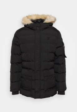 SikSilk Expedition - Winterjas - Black -Herenmode 4d2965d1d2ce4258a8d54db21e9b9d92