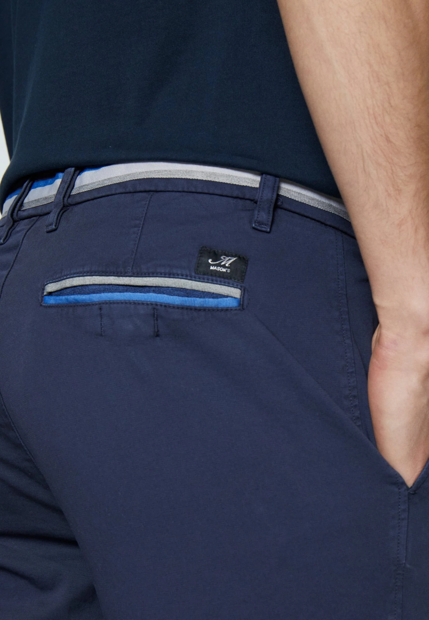 MASON'S London Summer - Shorts - Blue 5 MASON'S London Summer - Shorts - Blue - Afbeelding 5