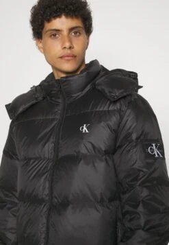 Calvin Klein Jeans Essentials Down Long Parka - Winterjas - Black -Herenmode 563932fb65aa41668d7590daefa3b9e5