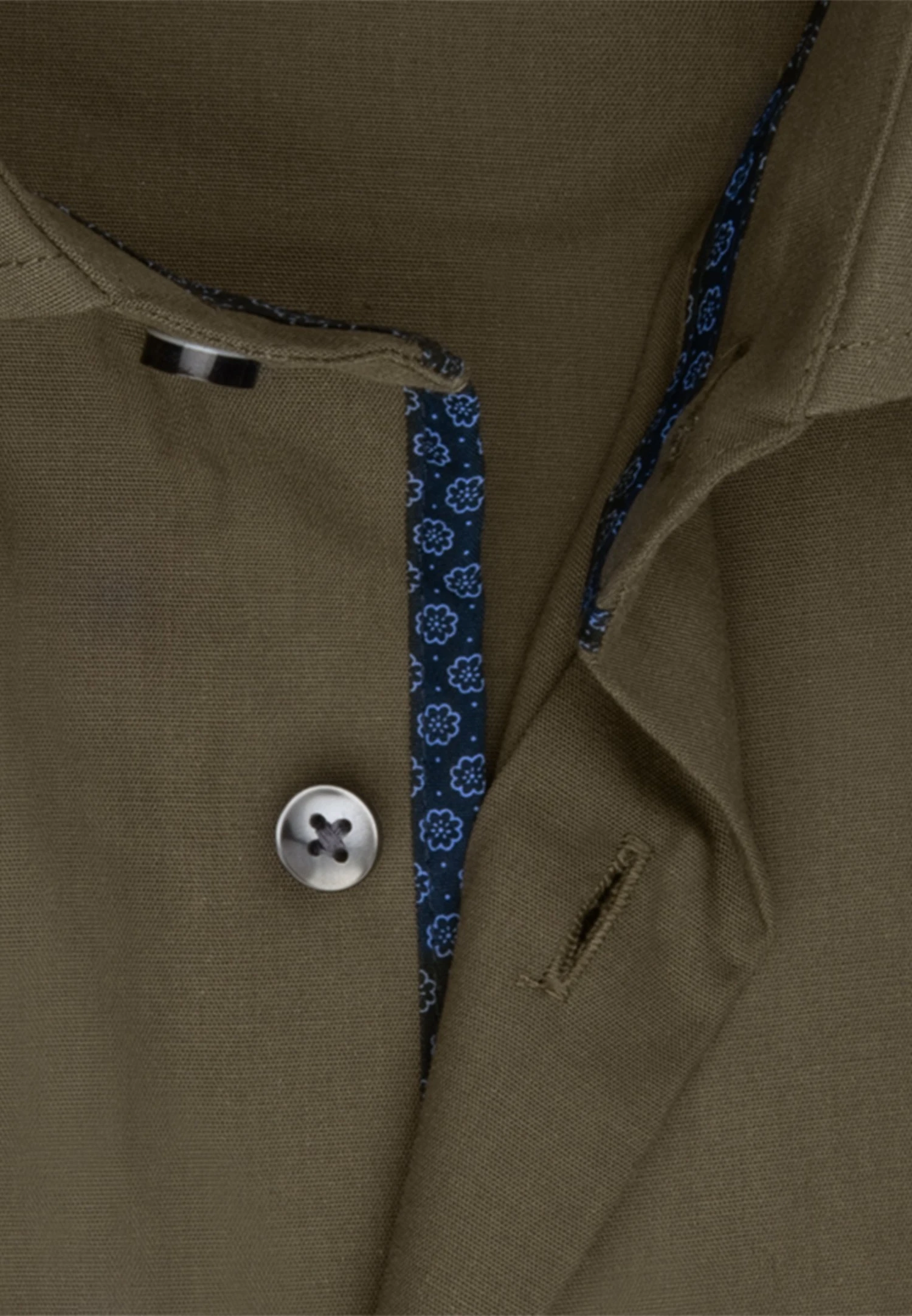 Seidensticker Spread Patch- Zakelijk Overhemd - Green 7 Seidensticker Spread Patch- Zakelijk Overhemd - Green - Afbeelding 7