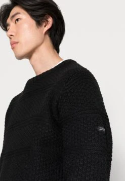 Indicode Jeans Bussel - Trui - Black -Herenmode 59f524e4adb74674b0ae25577fbaa6a8