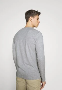 Pier One 2 Pack - Longsleeve - Dark Blue/Mottled Grey -Herenmode 5d11c795627a43d3ae83293311d17f0a