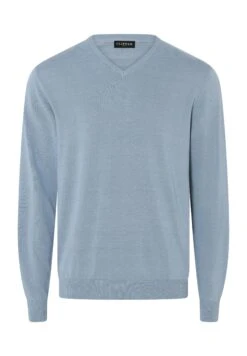 Clipper Napoli - Trui - Faded Denim -Herenmode 5d408c1105f74a98ac83e036d93ced32