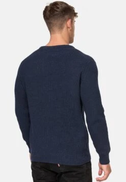 Indicode Jeans Trui - Navy -Herenmode 5f357c5c0d6f4c10b7322527da00845f