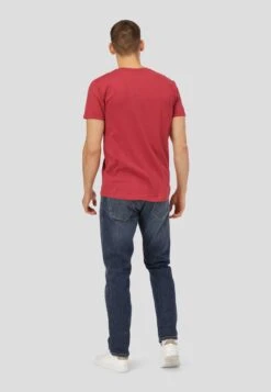 Kolding Ss - T-Shirt Basic - Brick Red -Herenmode 60027a283d044ac0af91b17a58d60665