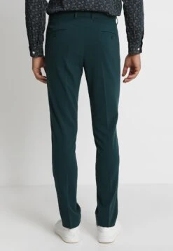 Lindbergh Plain Mens Suit - Kostuum - Dark Green -Herenmode 62dbf13ecf0b47e6b019912476f2de9e