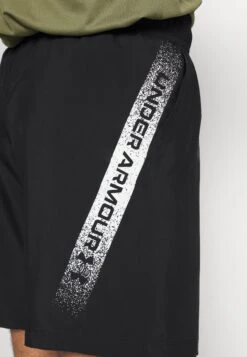 Under Armour Graphic- Korte Broeken - Black/White -Herenmode 632661bb4be0485b85cea17ccbaba1f1