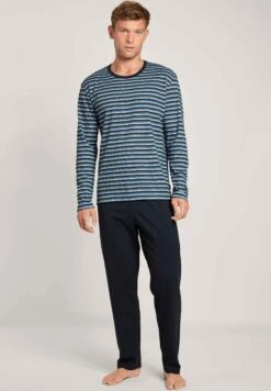 Calida Set Lang - Pyjama - Azurit Blue