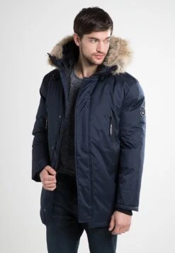 Driverik - Parka - Navy -Herenmode 63e45a23b024462f902e315dafa36535